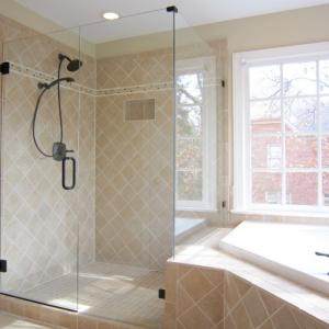 Остъклена душ кабина