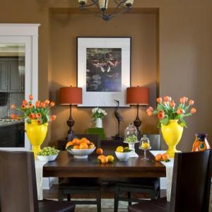 Правила при комбиниране на два цвята в дневната