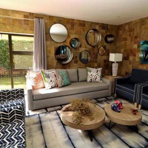 Много топъл и цветен афро интериор