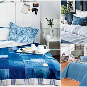 Дънкови покривала за спалнята