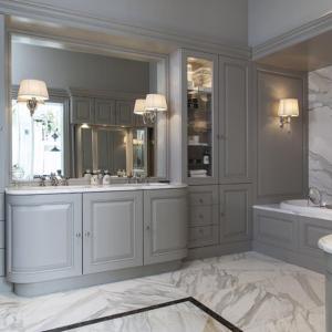 Още една добра идея за банята: отворен шкаф