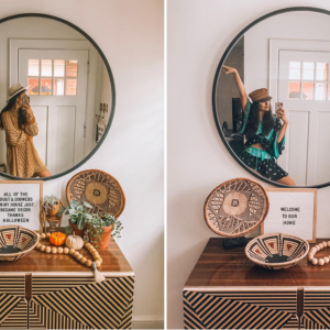 Огледалото е не само функционално, но и е важна декорация