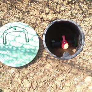 Подземна напоителна система - зеленчукова градина.