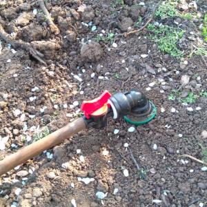 Наземна част с капков маркуч