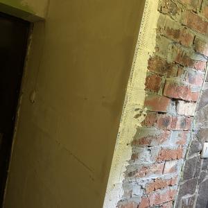 Гипсова шпакловка с ъгъл