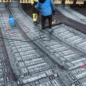 Битумни хидроизолации на покриви, основи, фундаменти.