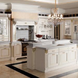 Кухня в стил ампир: дворцов лукс с практични решения