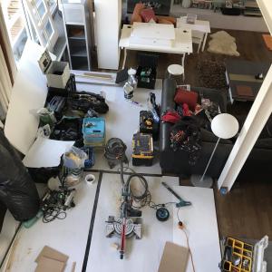 Изграждане на офис със спалня вътре в мезонет