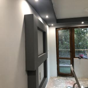 Монтаж на лунички в гипсокартон