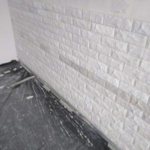 Лепене на Декоративен камък в хол София ж.к Младост