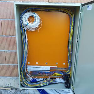 Изграждане на захранване ел.табла, LAN мрежа.