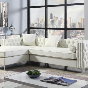 Модулен диван в светли нюанси