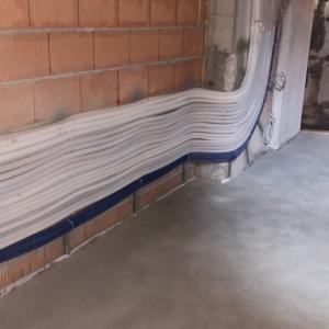 Изграждане на захранване ел.табла, LAN мрежа.