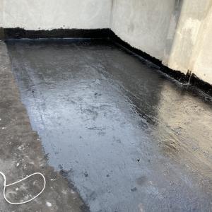 Битумна хидроизолация и лепене на плочки на тераса София ул.Цар Симеон