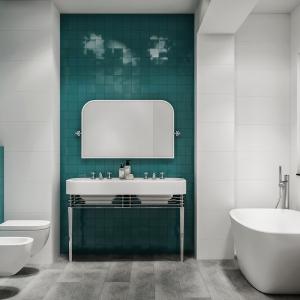 Малки плочки в зелен цвят за акцент