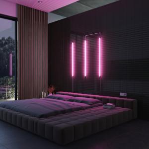 Тъмни тонове с неонов акцент