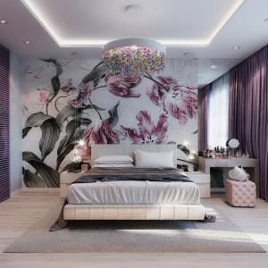 Бляскав флорален дизайн