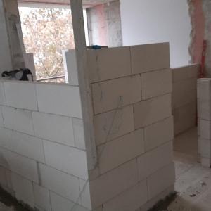 Изграждане на вътрешни стени