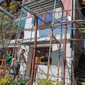 Стиропор 10см и фибран 2см