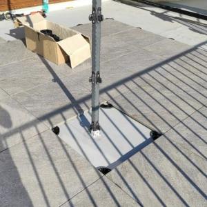 PVC мембрана на тераса с двоен под