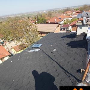 ИЗГРАЖДАНЕ НА НОВ ПОКРИВ С БИТУМНИ КЕРЕМИДИ