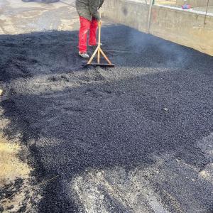 Полагане на асфалт