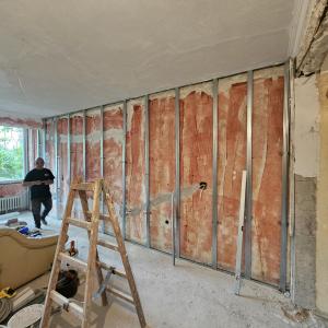 Конструкция за гипсокартон на стена