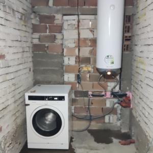 Бойлер и пералня на експресен монтаж
