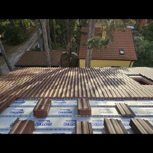 Нов покрив с панели isotec в банкя