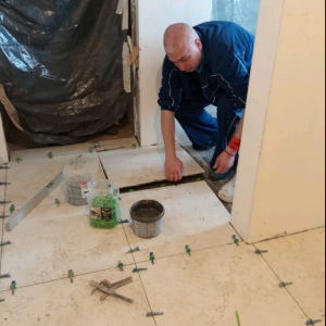 Полагане на гранитогрес