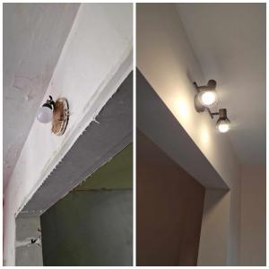 Монтаж осветително тяло