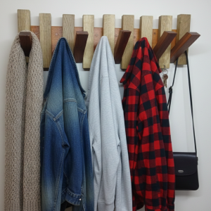 3д Арт пано функционална закачалка за стена -2